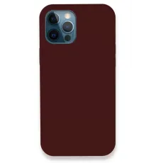 Apple iPhone 12 Pro Kılıf Lansman Legant Silikon - Bordo