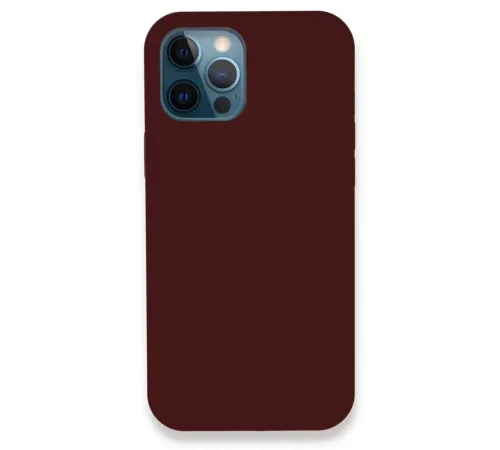 Apple iPhone 12 Pro Kılıf Lansman Legant Silikon - Bordo