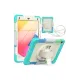 Apple iPad 5 Air 9.7 Kılıf Tablet Rainbow Kapak - Turkuaz