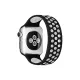 Apple Watch 38mm Ayarlı Delikli Silikon Kordon - Siyah-Beyaz