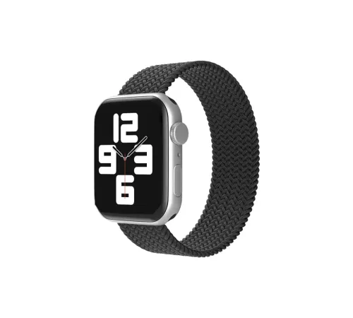 Apple Watch 38mm Ayarlı Solo Silikon Kordon - Siyah