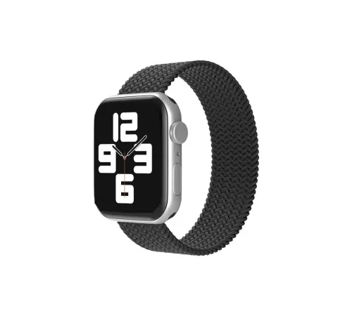 Apple Watch 38mm Ayarlı Solo Silikon Kordon - Siyah