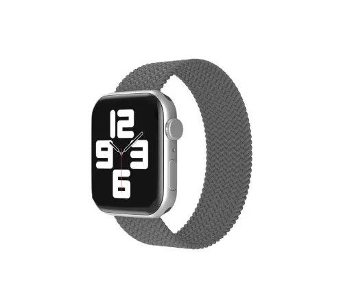 Apple Watch 38mm Ayarlı Solo Silikon Kordon - Gri