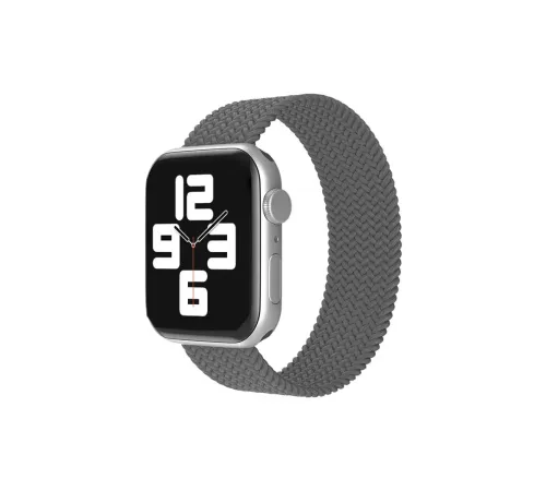 Apple Watch 38mm Ayarlı Solo Silikon Kordon - Gri