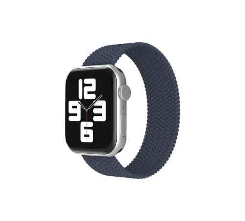 Apple Watch 38mm Ayarlı Solo Silikon Kordon - Lacivert