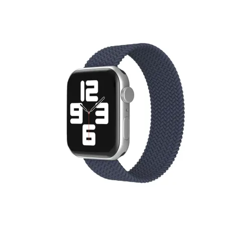 Apple Watch 38mm Ayarlı Solo Silikon Kordon - Lacivert