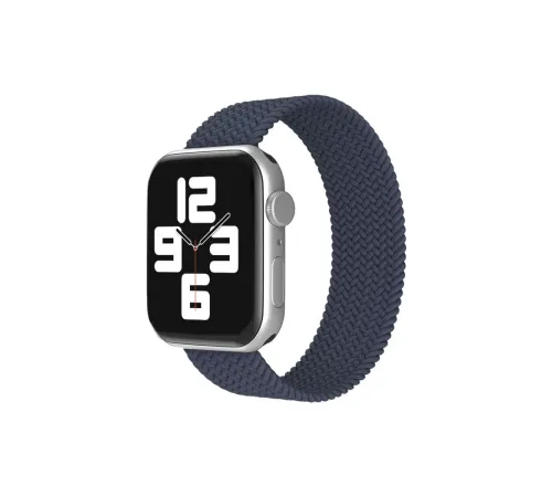 Apple Watch 38mm Ayarlı Solo Silikon Kordon - Lacivert