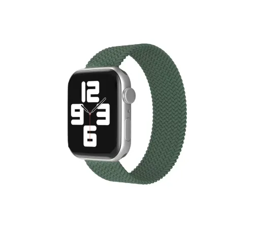 Apple Watch 38mm Ayarlı Solo Silikon Kordon - Haki Yeşil