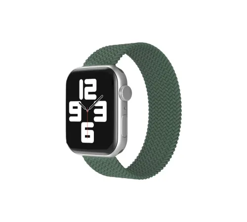 Apple Watch 38mm Ayarlı Solo Silikon Kordon - Haki Yeşil