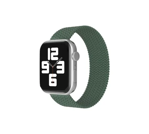 Apple Watch 38mm Ayarlı Solo Silikon Kordon - Haki Yeşil
