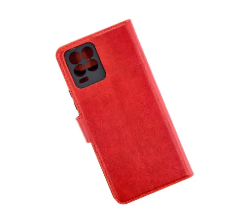 Realme 8 Pro Kılıf Trend S Plus Kapaklı Kılıf - Kırmızı