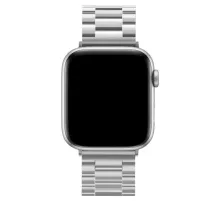 Apple Watch 42mm Metal Baklalı Kordon - Gümüş