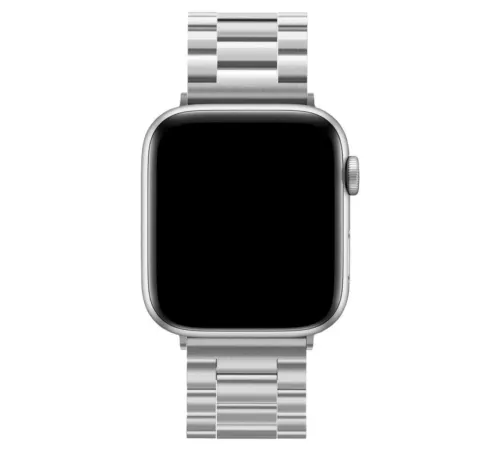 Apple Watch 42mm Metal Baklalı Kordon - Gümüş