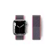 Apple Watch 42mm Hasırlı Cırtcırtlı Kordon - Pembe