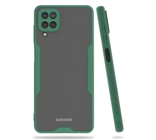 Samsung Galaxy A22 Kılıf Platin Silikon - Yeşil