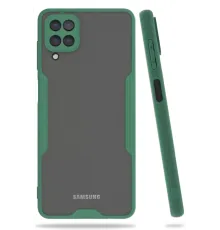 Samsung Galaxy A22 Kılıf Platin Silikon - Yeşil