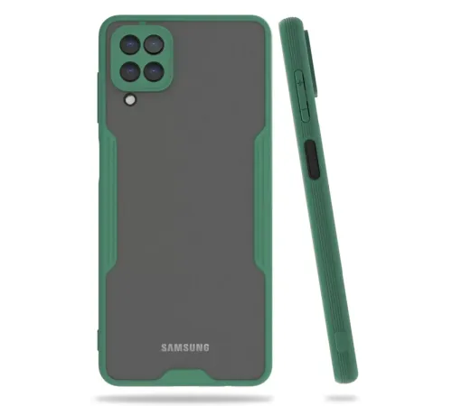 Samsung Galaxy A22 Kılıf Platin Silikon - Yeşil
