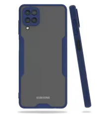 Samsung Galaxy A22 Kılıf Platin Silikon - Lacivert