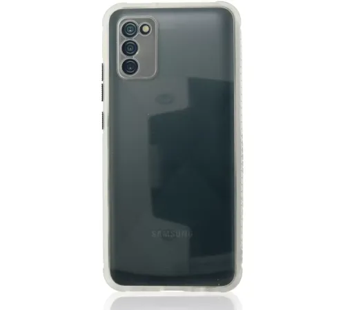 Samsung Galaxy A02S Kılıf Miami Şeffaf Silikon - Şeffaf