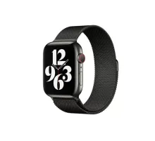 Apple Watch 38mm Metal Mıknatıslı Kordon - Siyah