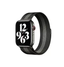 Apple Watch 38mm Metal Mıknatıslı Kordon - Siyah-Beyaz