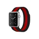 Apple Watch 38mm Metal Mıknatıslı Kordon - Siyah-Kırmızı