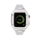 Apple Watch 44mm Metal Petek Kasalı Kordon - Gümüş
