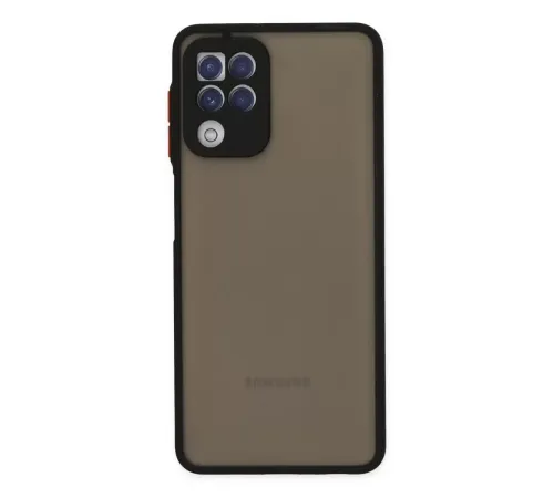 Samsung Galaxy A22 Kılıf Montreal Silikon Kapak - Siyah