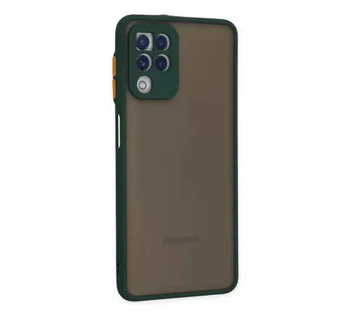Samsung Galaxy A22 Kılıf Montreal Silikon Kapak - Yeşil