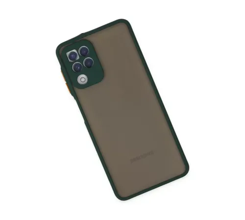 Samsung Galaxy A22 Kılıf Montreal Silikon Kapak - Yeşil