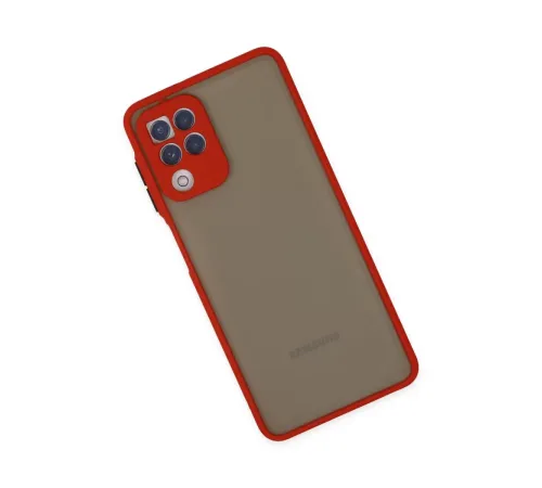 Samsung Galaxy A22 Kılıf Montreal Silikon Kapak - Kırmızı
