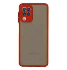 Samsung Galaxy A22 Kılıf Montreal Silikon Kapak - Kırmızı