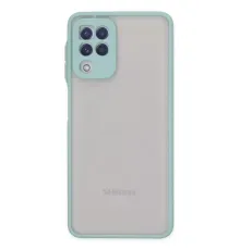 Samsung Galaxy A22 Kılıf Montreal Silikon Kapak - Turkuaz