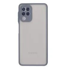 Samsung Galaxy A22 Kılıf Montreal Silikon Kapak - Gri