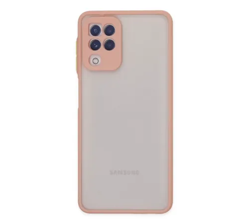Samsung Galaxy A22 Kılıf Montreal Silikon Kapak - Pembe