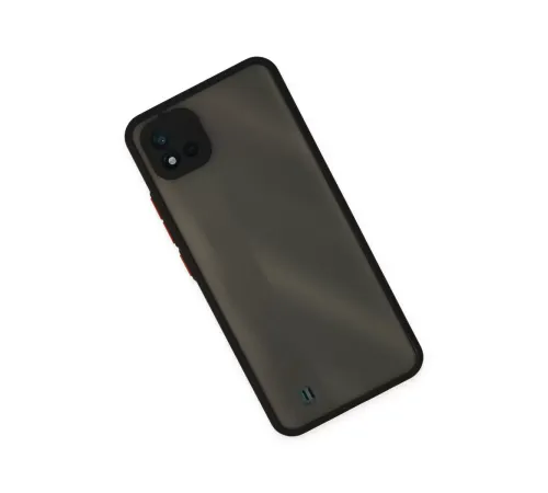 Realme C11 2021 Kılıf Montreal Silikon Kapak - Siyah