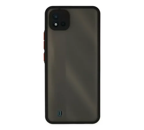 Realme C11 2021 Kılıf Montreal Silikon Kapak - Siyah