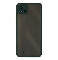 Realme C11 2021 Kılıf Montreal Silikon Kapak - Yeşil