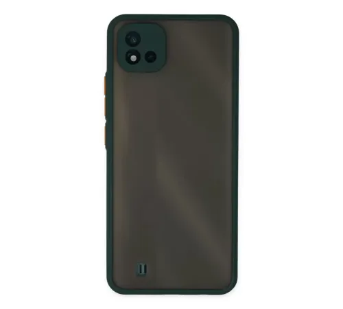 Realme C11 2021 Kılıf Montreal Silikon Kapak - Yeşil