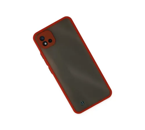 Realme C11 2021 Kılıf Montreal Silikon Kapak - Kırmızı