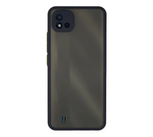 Realme C11 2021 Kılıf Montreal Silikon Kapak - Lacivert