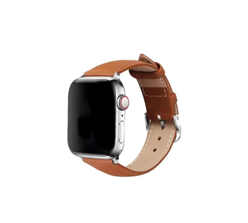 Apple Watch 42mm NL26 Deri Kordon - Taba
