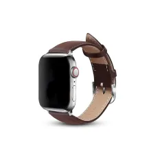 Apple Watch 42mm NL26 Deri Kordon - Kahverengi
