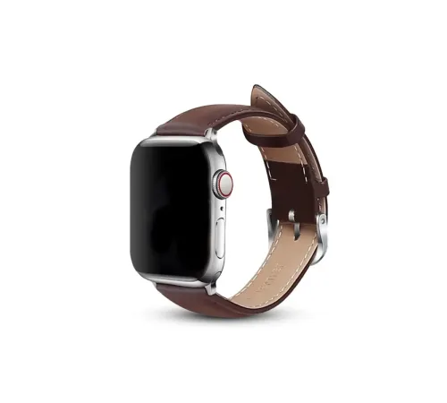 Apple Watch 42mm NL26 Deri Kordon - Kahverengi