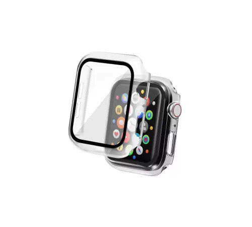 Apple Watch 38mm Camlı Kasa Ekran Koruyucu - Şeffaf