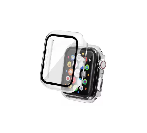 Apple Watch 38mm Camlı Kasa Ekran Koruyucu - Şeffaf