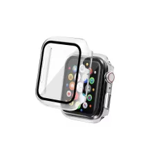 Apple Watch 38mm Camlı Kasa Ekran Koruyucu - Şeffaf
