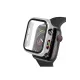 Apple Watch 40mm Camlı Kasa Ekran Koruyucu - Gümüş