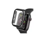 Apple Watch 41mm Camlı Kasa Ekran Koruyucu - Siyah