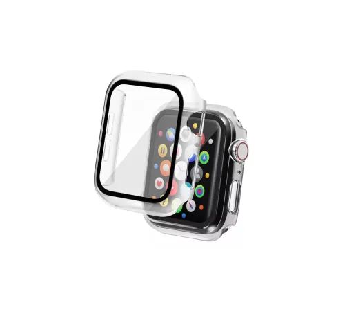 Apple Watch 42mm Camlı Kasa Ekran Koruyucu - Şeffaf